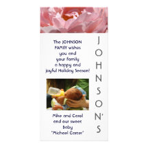 Family Photo Cards Baby HOLIDAY CARDS Rose