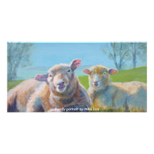 Family Portrait Custom Photo Card