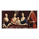 Family Portrait Of Isaac Royall By Feke Robert photo cards