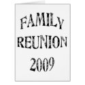 Family Reunion 2009 cards