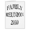 Family Reunion 2010 cards