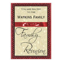Family Reunion Party Invitation