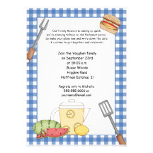 Family Reunion Picnic Invitation