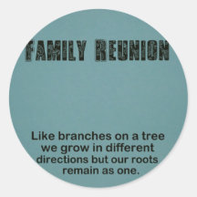 Family Reunion Sticker