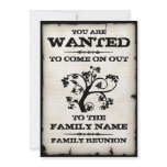 Family Reunion Wanted Invitations