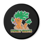 family roots cute carrot family cartoon magnets