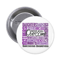 Family Square Sarcoidosis Buttons
