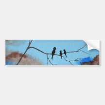 Family Tree From Original Painting Bumper Sticker