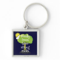 Family Trees Have Strong Roots Genealogy Key Ring Key Chains