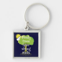 Family Trees Have Strong Roots Genealogy Key Ring Key Chains