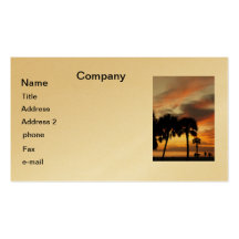 Family Vacation Business Card Templates
