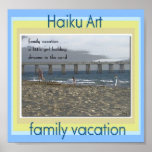 Family Vacation Haiku Art Print