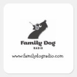 Familydogradio Square Stickers