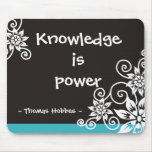 Famous 3 Word Quotes - Thomas Hobbes quote mousepads