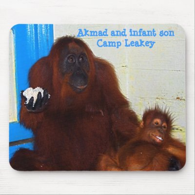 Famous Animal Mother and Baby Mousepad by Rebecca_Reeder