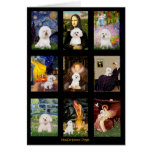Famous Art Bichon Frise Composite Card