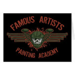 Famous Artists Paintball Greeting Card