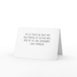 Famous, "At 20,30,40" quote cards