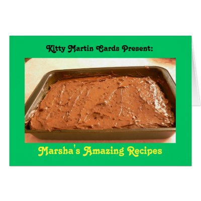 Famous Chocolate Cake Card by codfishlady
