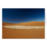 famous Deadvlei with dead trees, desert Cards