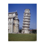 Famous inclined bell tower, the Leaning Tower of P Postcards