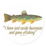 Famous Quote by Izaak Walton - Fishing stickers