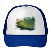 Famouse Green Moray Eel Trucker Hats
