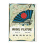 Fan and Sun Vintage Japanese Silk Label