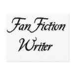 Fan Fiction Writer postcards