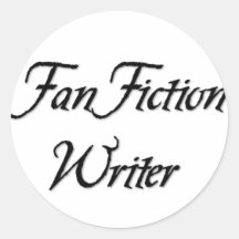 Fan Fiction Writer Sticker