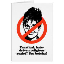 Fanatical zealot - You Betcha Card