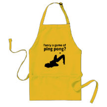 fancy a game of ping pong? apron