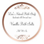 Fancy Bath Products Label stickers