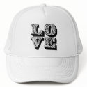 Fancy Black & White  Love hats