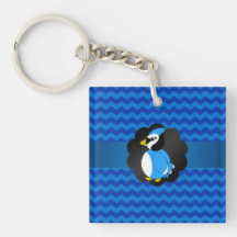 Fancy blue jay blue chevrons
