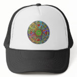 Fancy Circle Floral Design hats