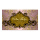 Fancy Damask Pink and Gold Botique Business Card