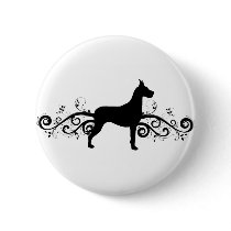Fancy Dane Pinback Buttons