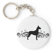 Fancy Dane Key Chain