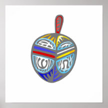 Fancy Dreidel Poster