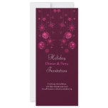 Fancy Elegant Pink Christmas Decorations invitations