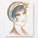 Fancy Flapper mousepads