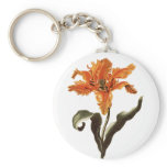Fancy Frilly Orange Lily Keychain