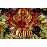 Fancy fruit plate photo sculptures