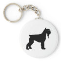Fancy Giant Schnauzer keychains