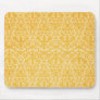 Fancy Gold Damask Pattern Mousepad