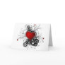 fancy heart, I love you, lovely card