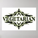 Fancy in Black - Vegetarian posters