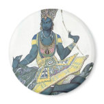 Fancy in Blue by Leon Bakst Refrigerator Magnets