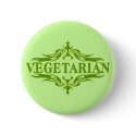Fancy In Green - Vegetarian buttons